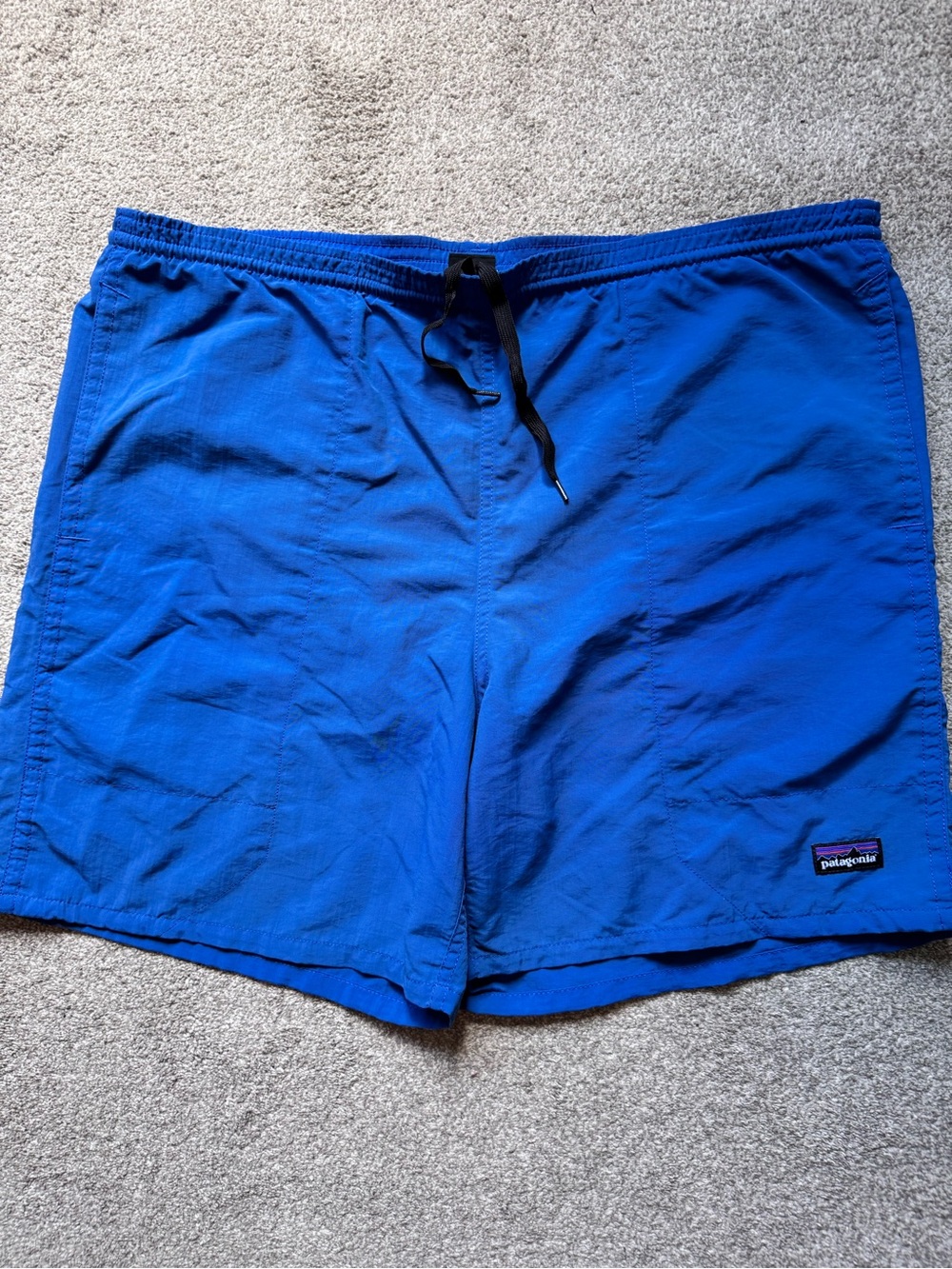 Mens Patagonia 6” Baggies Shorts Size Medium Royal Blue Swim Liner
